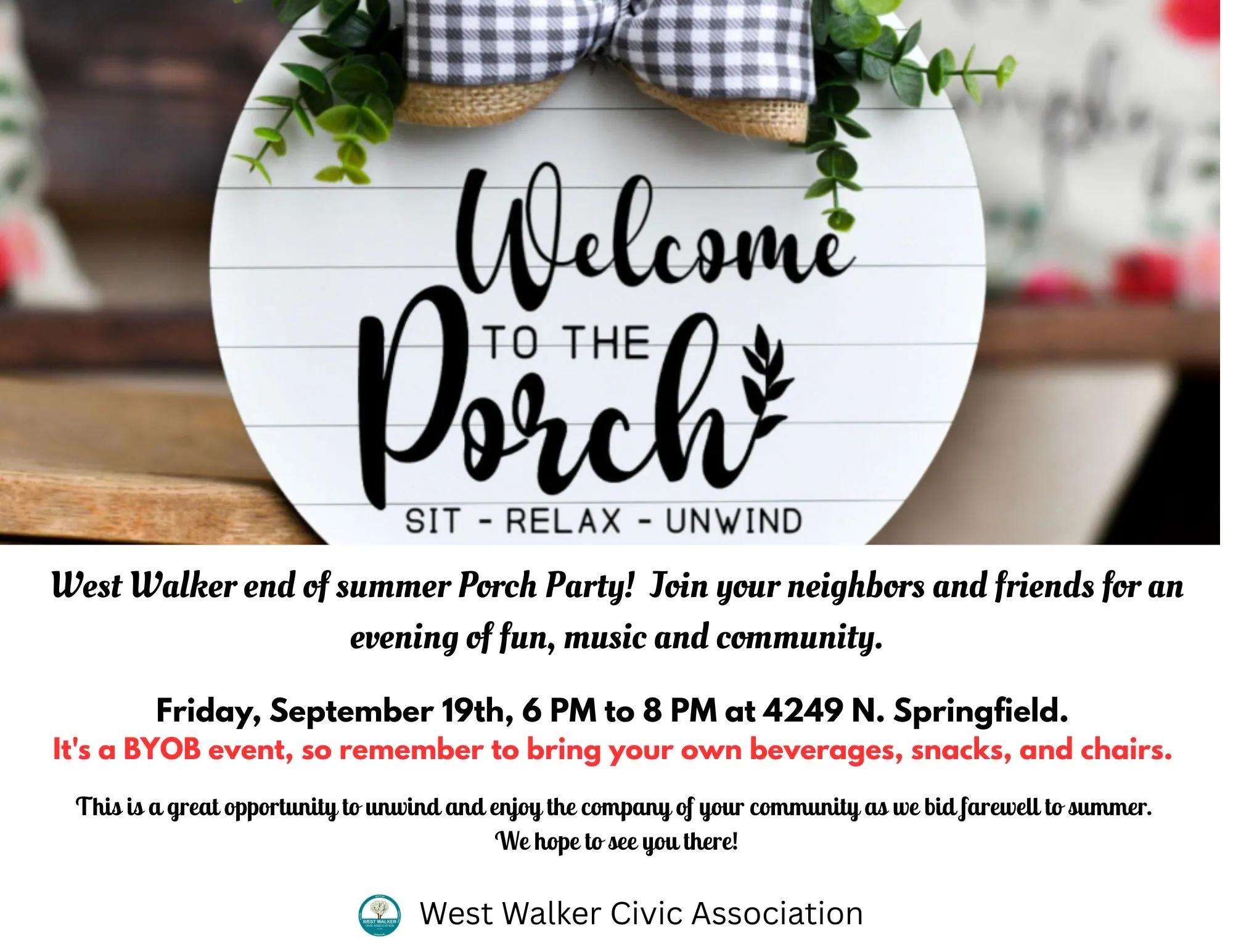 porch party flyer
